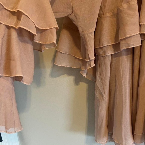 Commense Blush Pink Ruffled Mini Dress - Picture 6 of 6